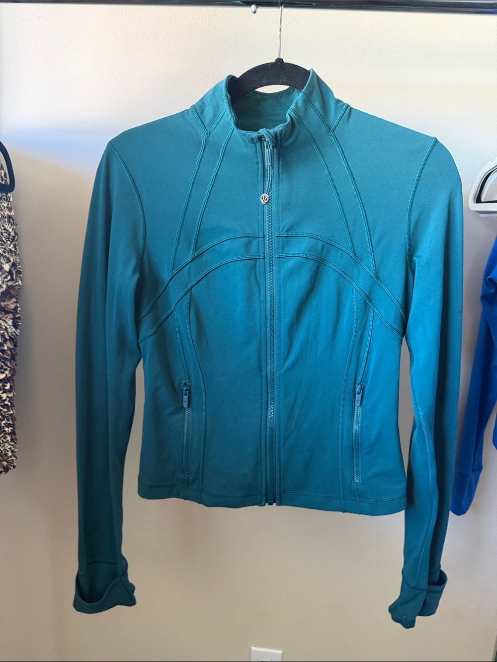 lululemon athletica Teal Full-Zip Utility Jacket - Women